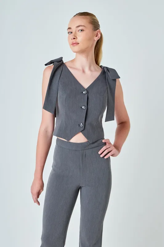 Bow Tie Strap Vest sold by Endless Rose