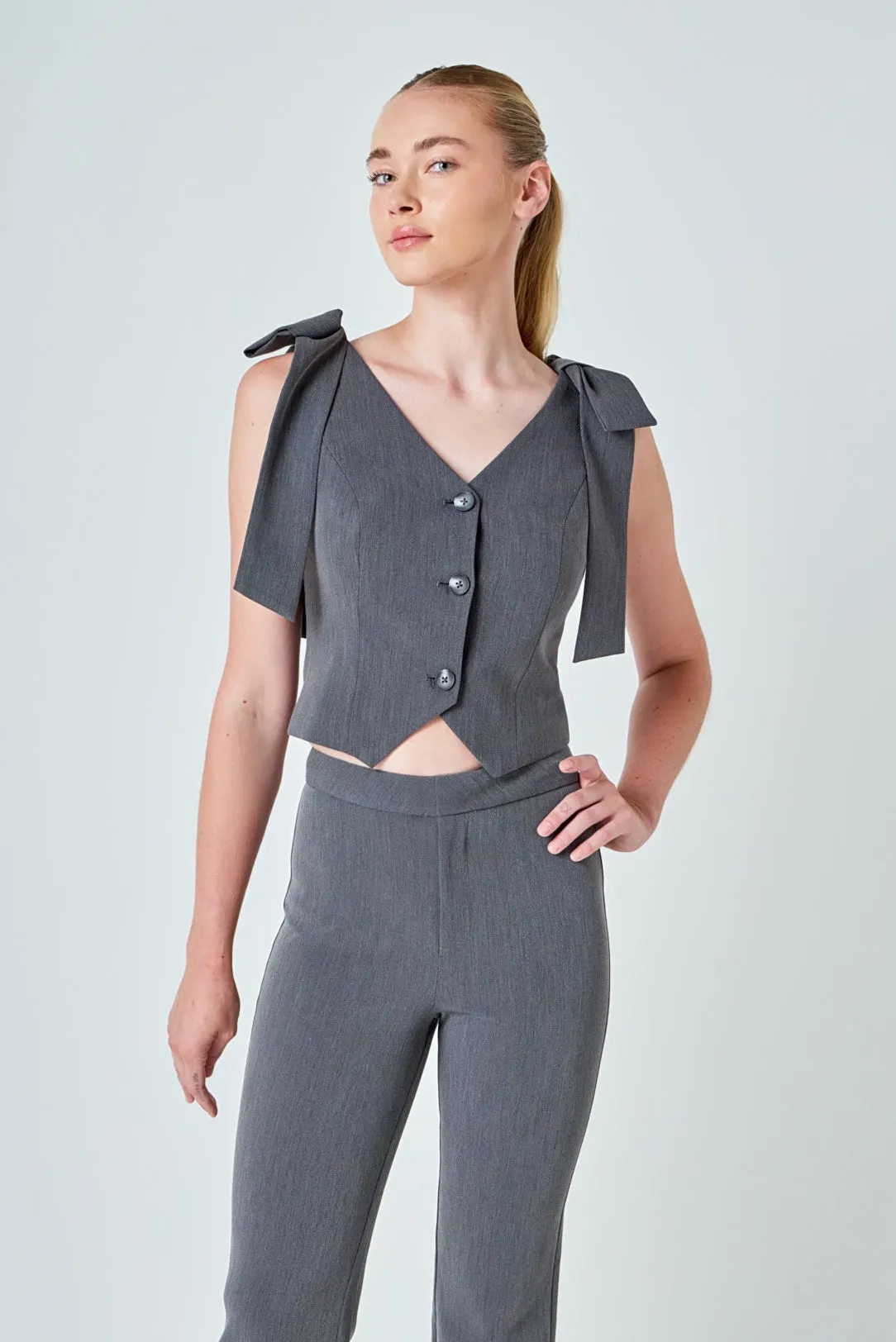 Bow Tie Strap Vest sold by Endless Rose