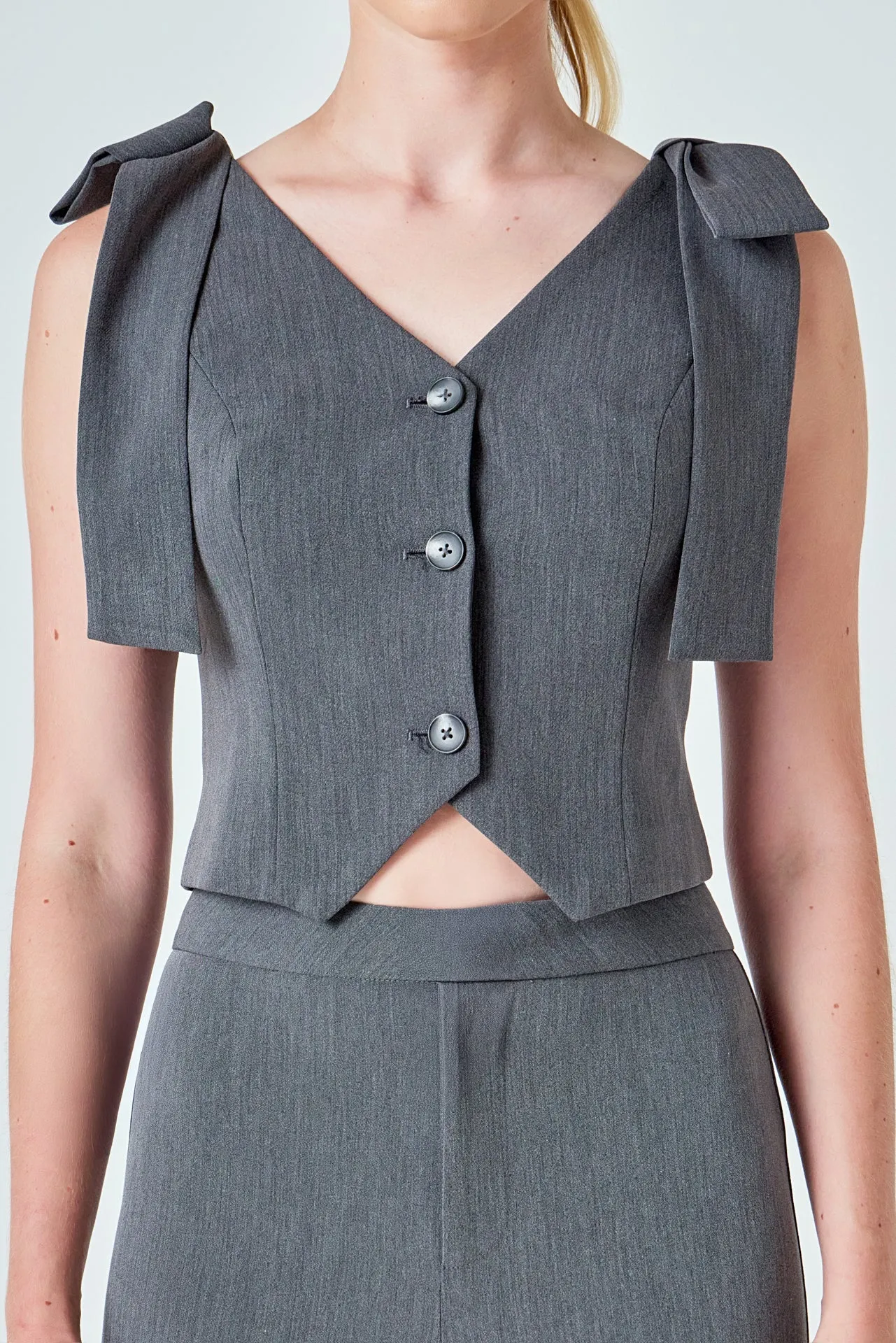 Bow Tie Strap Vest sold by Endless Rose product image thumbnail 2