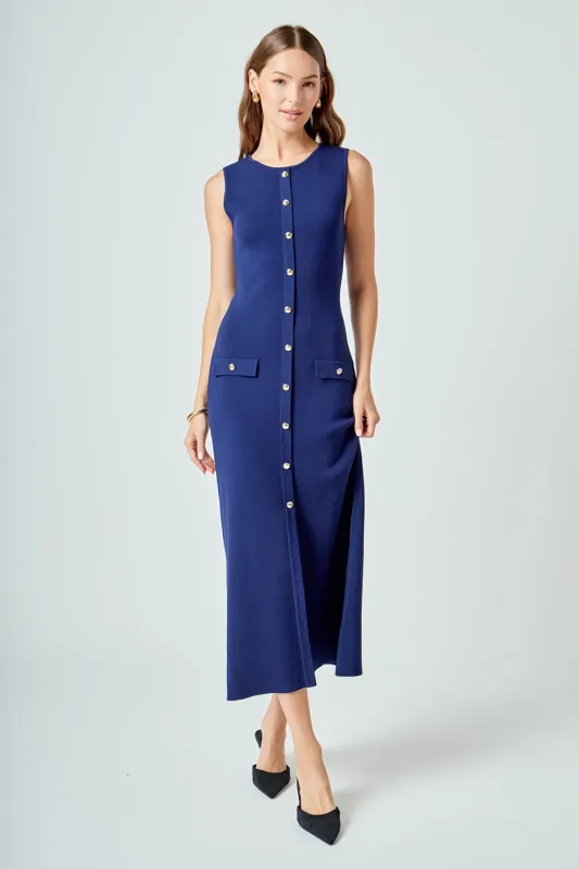 Knit Sleeveless Midi Dress sold by Endless Rose