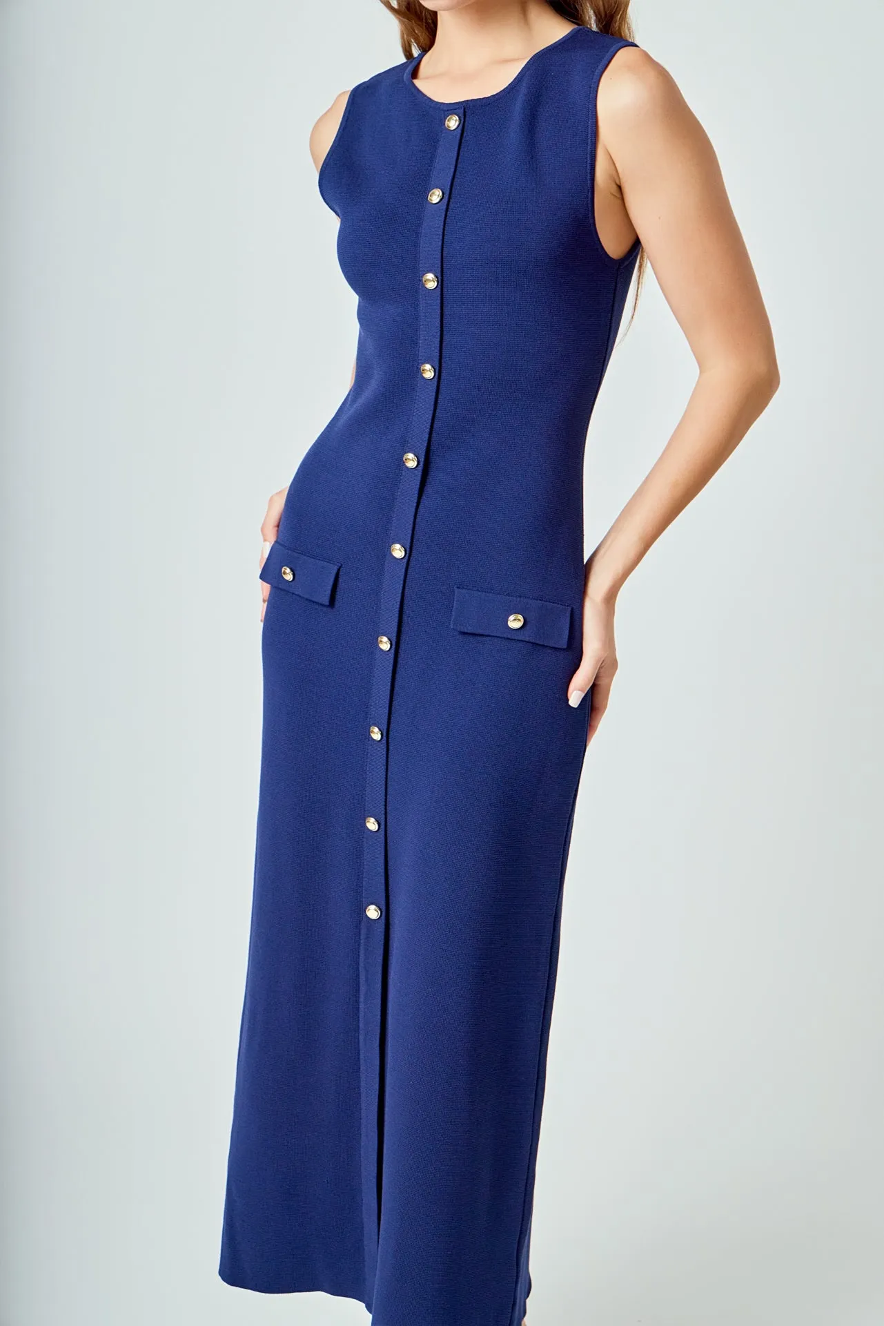 Knit Sleeveless Midi Dress sold by Endless Rose product image thumbnail 2