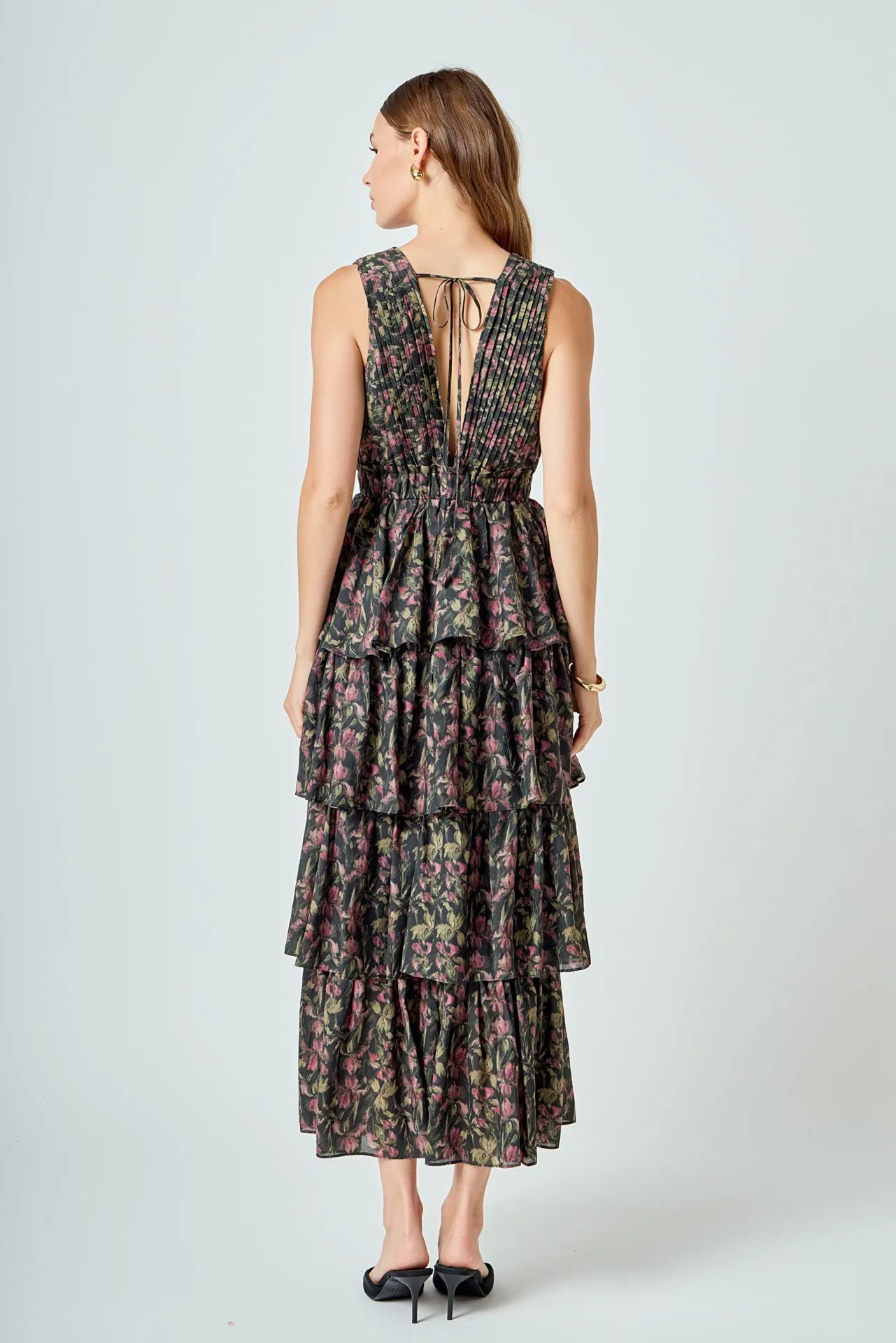 Floral Tiered Maxi Dress sold by Endless Rose product image thumbnail 4