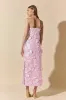 Strapless 3D applique Midi Dress sold by Endless Rose