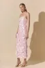 Strapless 3D applique Midi Dress sold by Endless Rose