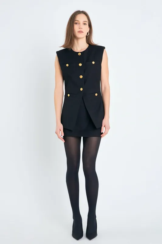 Power Shoulder Vest sold by Endless Rose