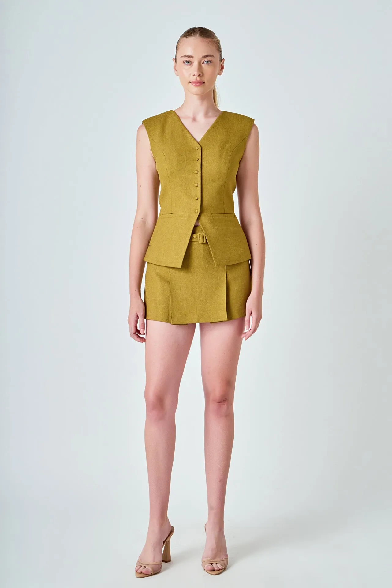 Pleated Mini Skort sold by Endless Rose