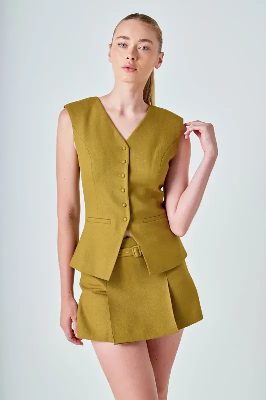 Tweed Buttoned Long Top sold by Endless Rose