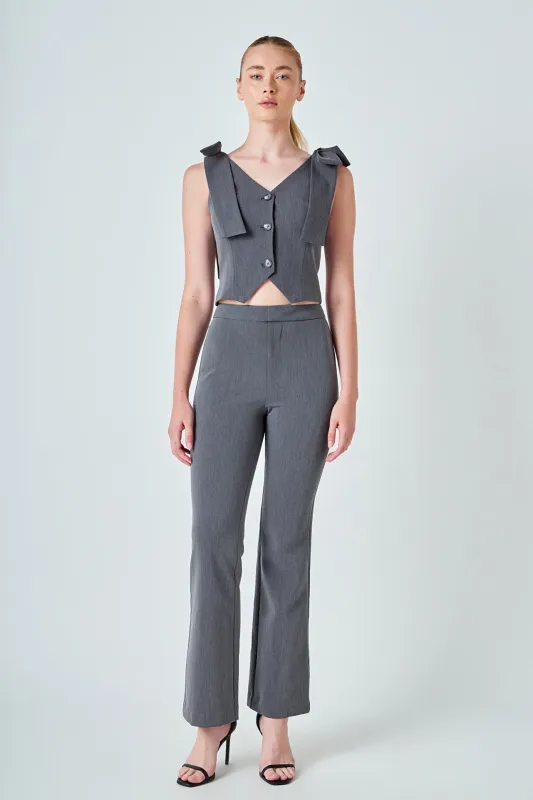 Mid Rise Fitted Trousers sold by Endless Rose