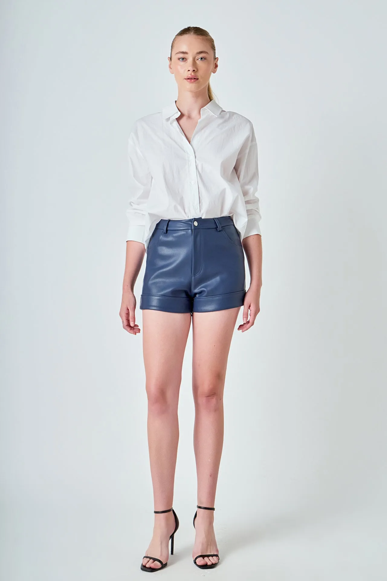 Faux Leather Shorts sold by Endless Rose