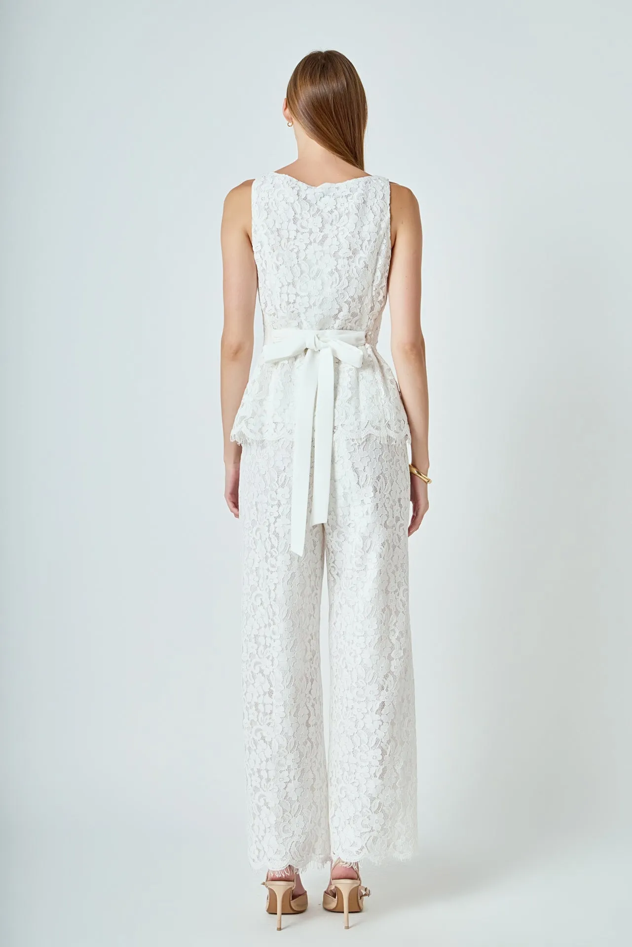 Lace Wide Leg Pants sold by Endless Rose product image thumbnail 4