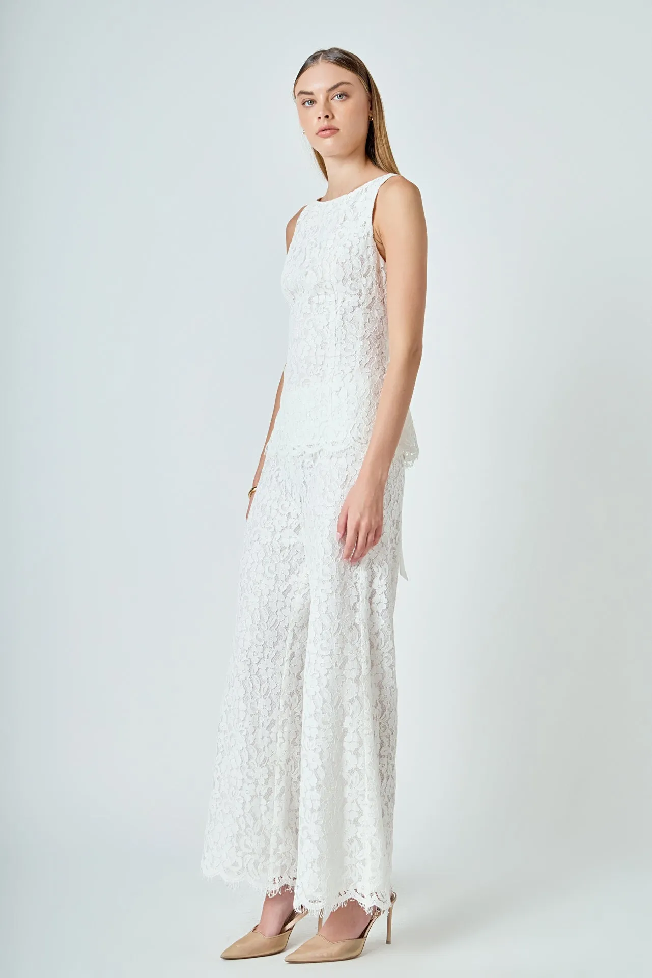 Lace Wide Leg Pants sold by Endless Rose product image thumbnail 3