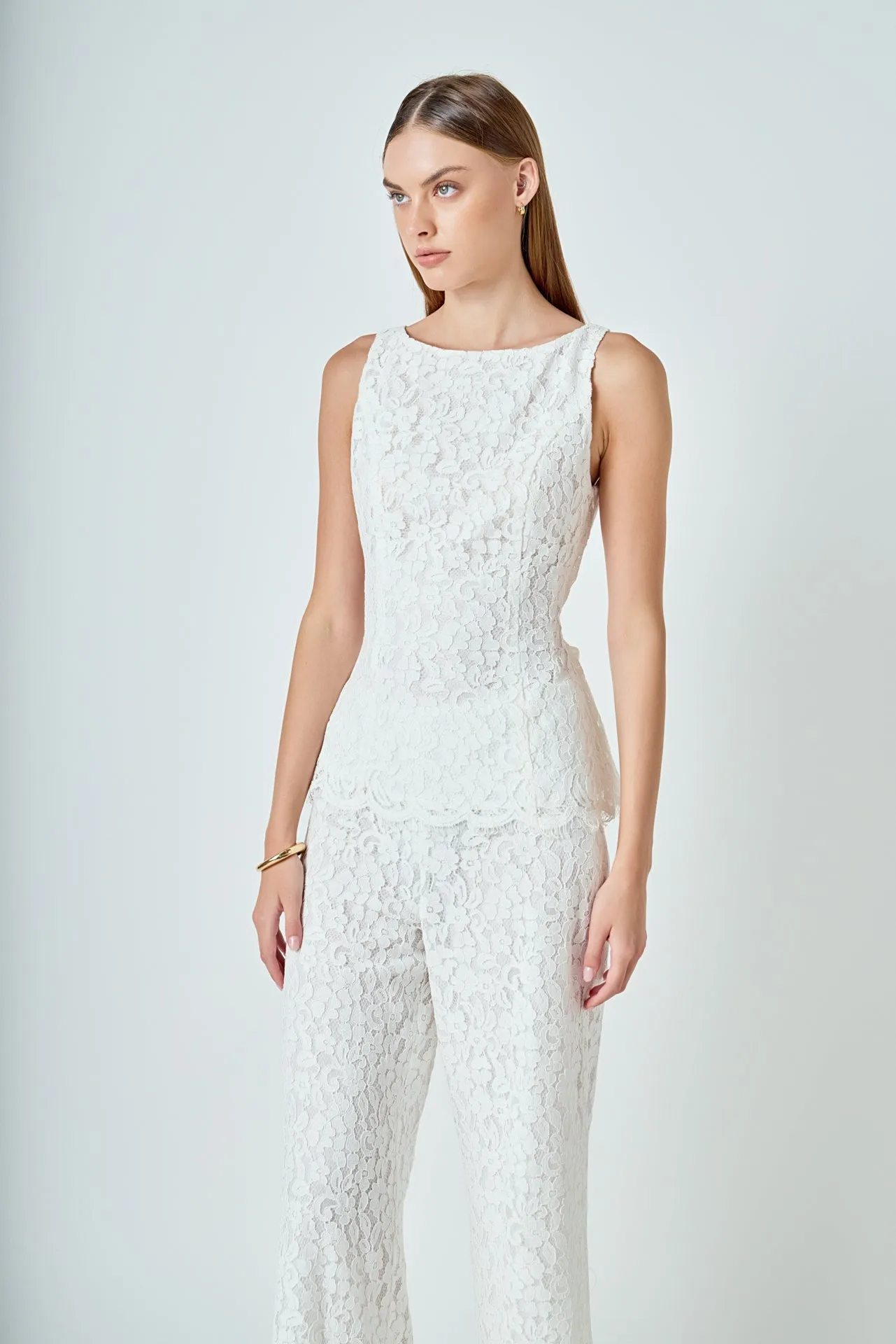 Lace Wide Leg Pants sold by Endless Rose product image thumbnail 5