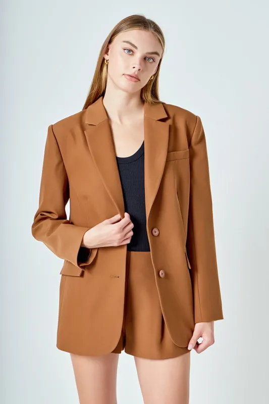 Everyday Oversize 2 button Blazer sold by Endless Rose