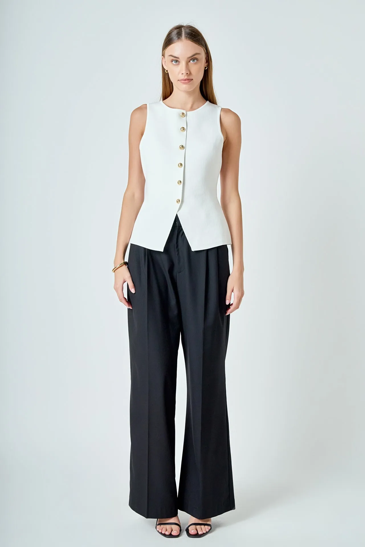 Button Up Knit Vest sold by Endless Rose