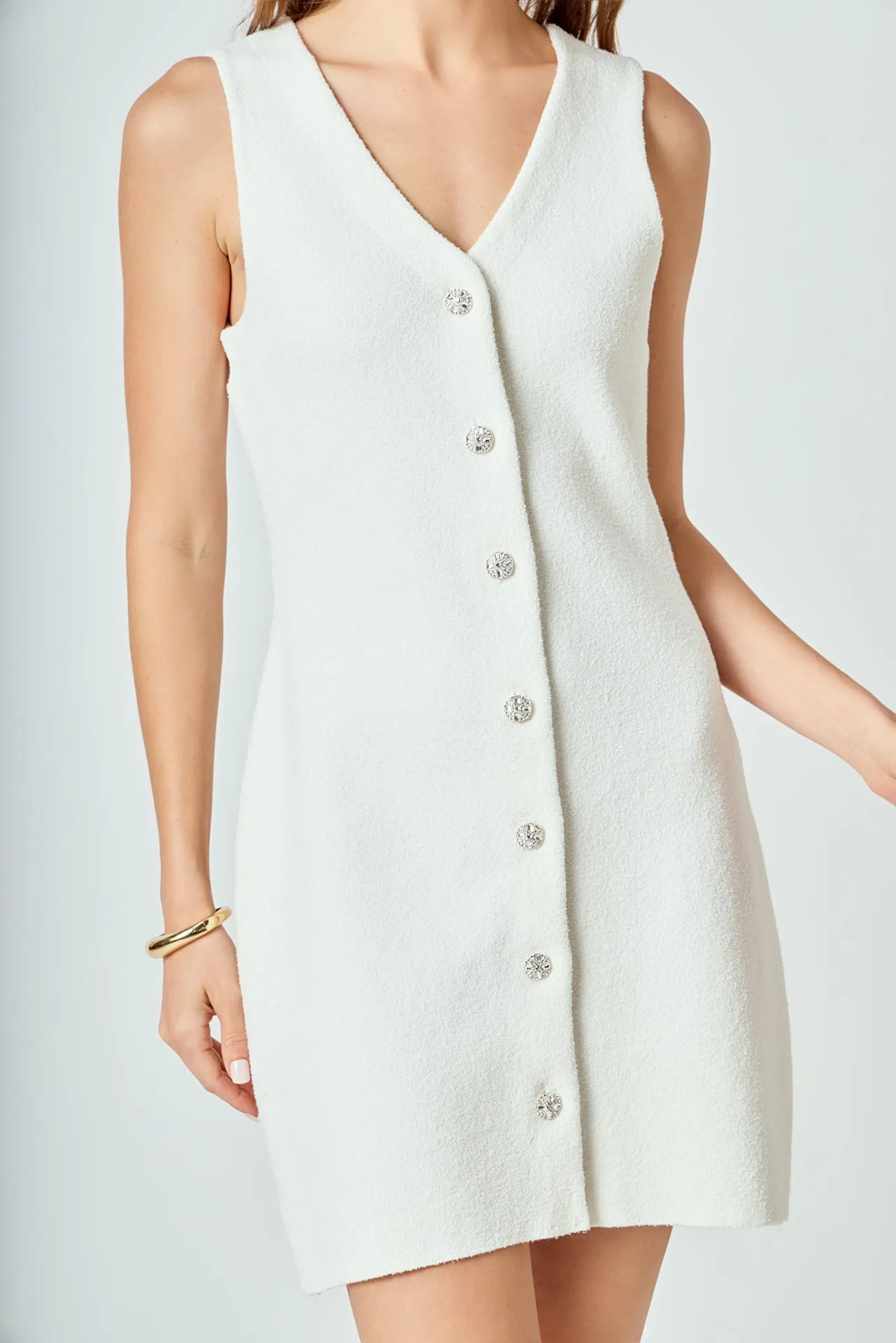 V-Neck A-Line Mini Dress sold by Endless Rose product image thumbnail 2