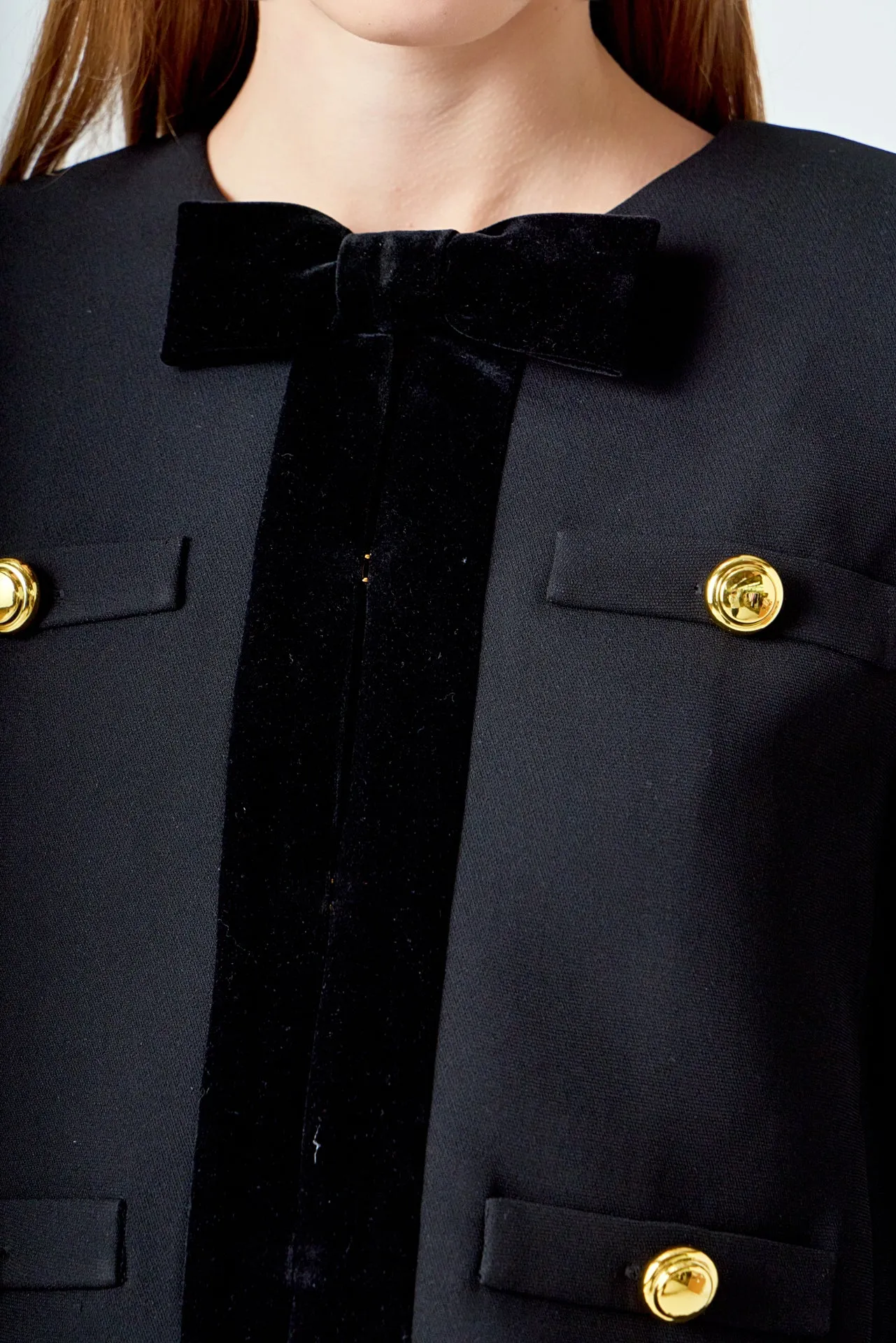 Velvet Contrast Jacket sold by Endless Rose product image thumbnail 2