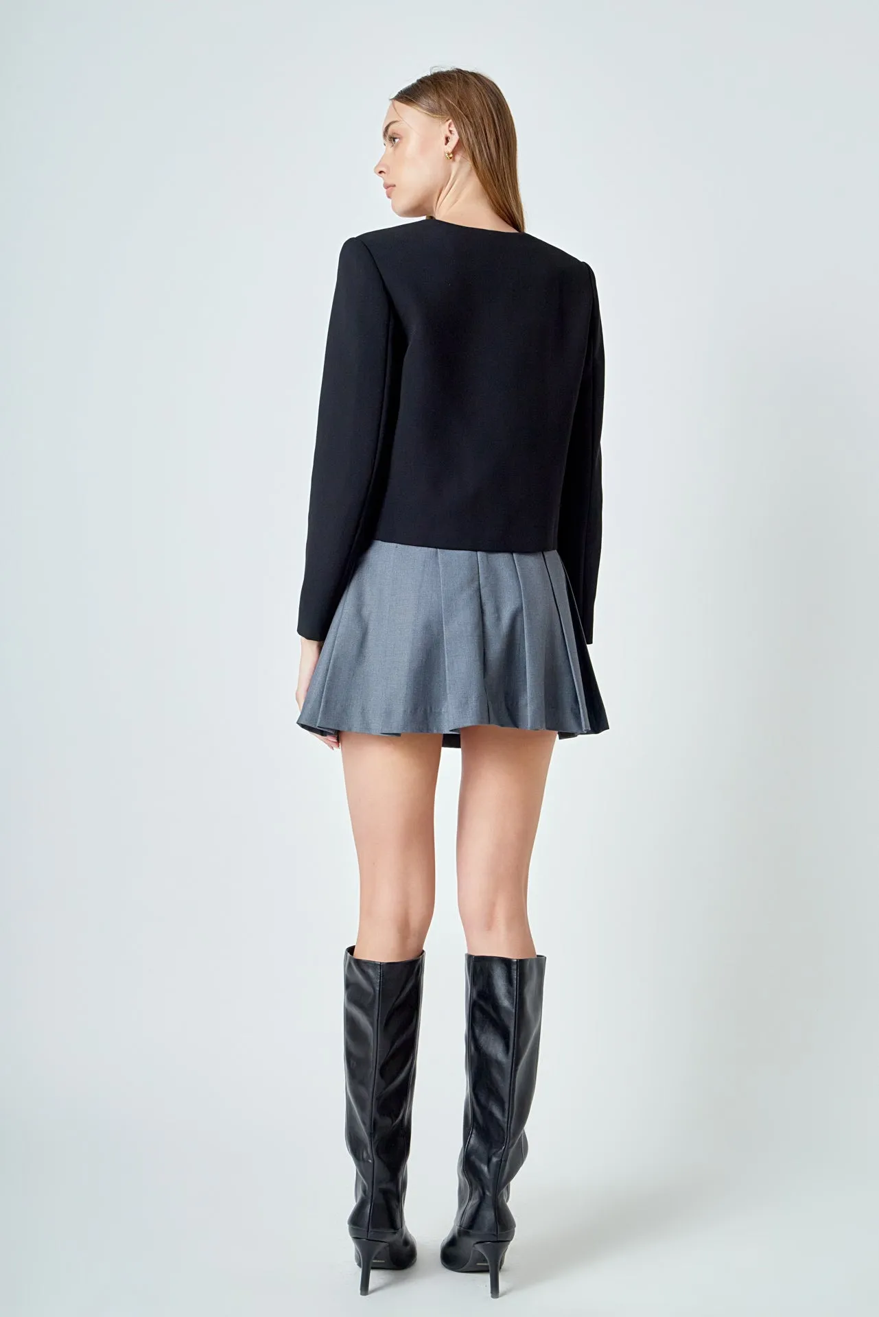 Velvet Contrast Jacket sold by Endless Rose product image thumbnail 4