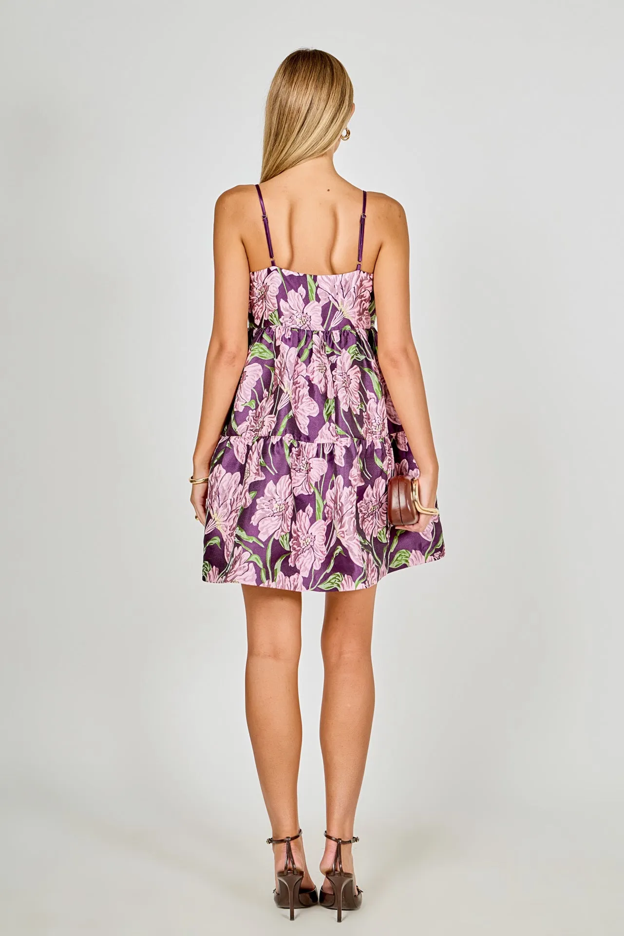 Floral Jacquard Mini Dress sold by Endless Rose product image thumbnail 4