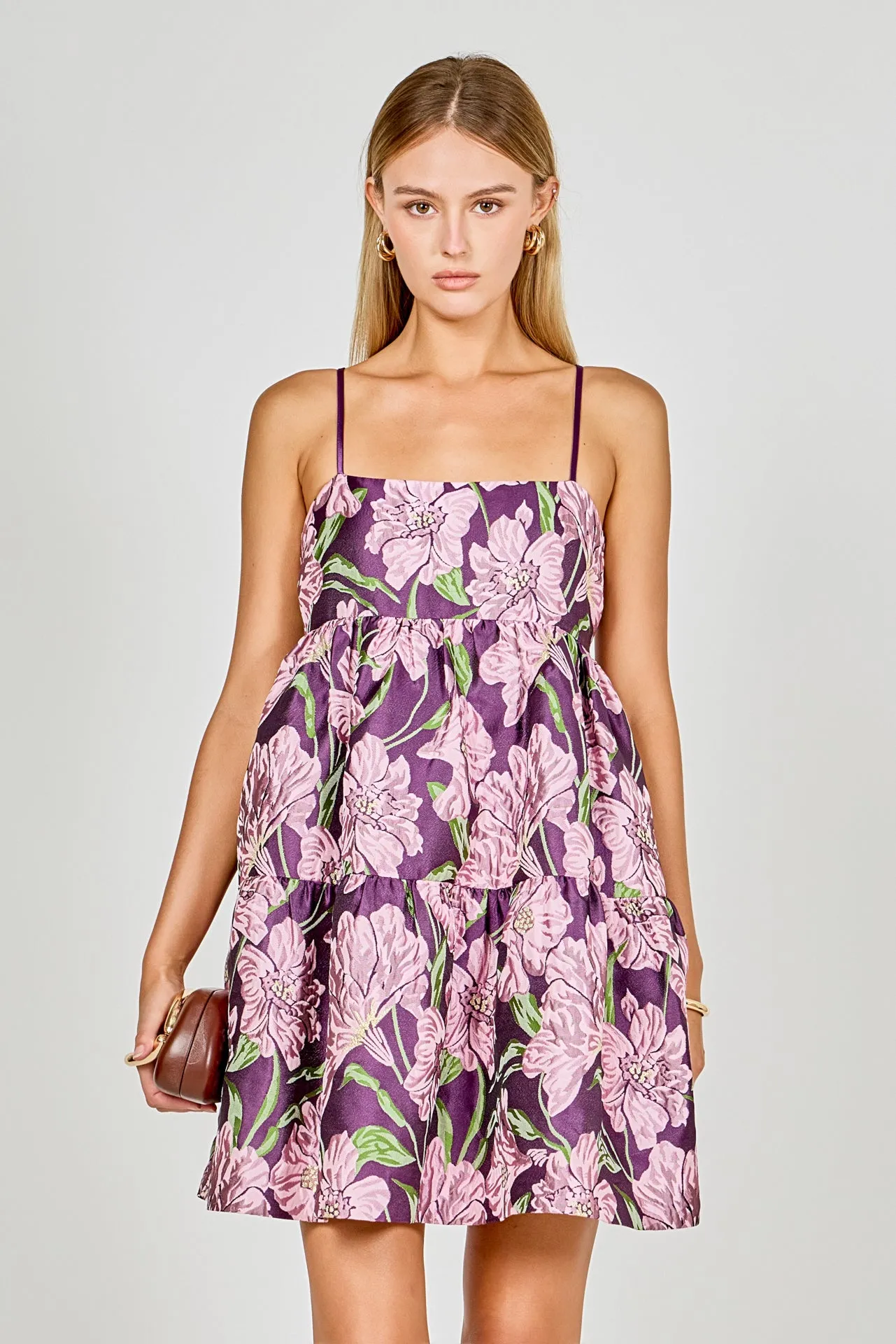 Floral Jacquard Mini Dress sold by Endless Rose product image thumbnail 5