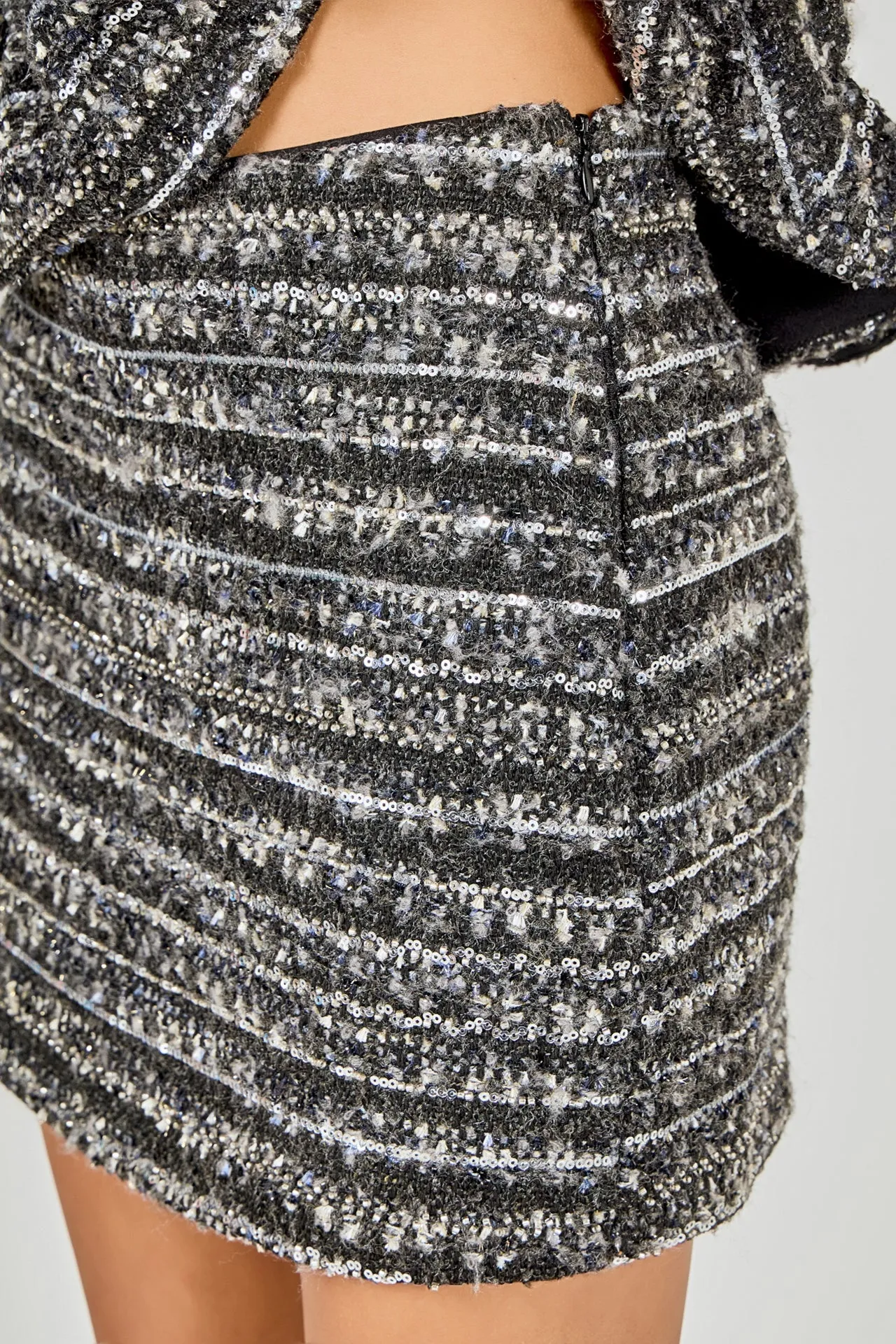 Sequin Textured Mini Skirt sold by Endless Rose product image thumbnail 2