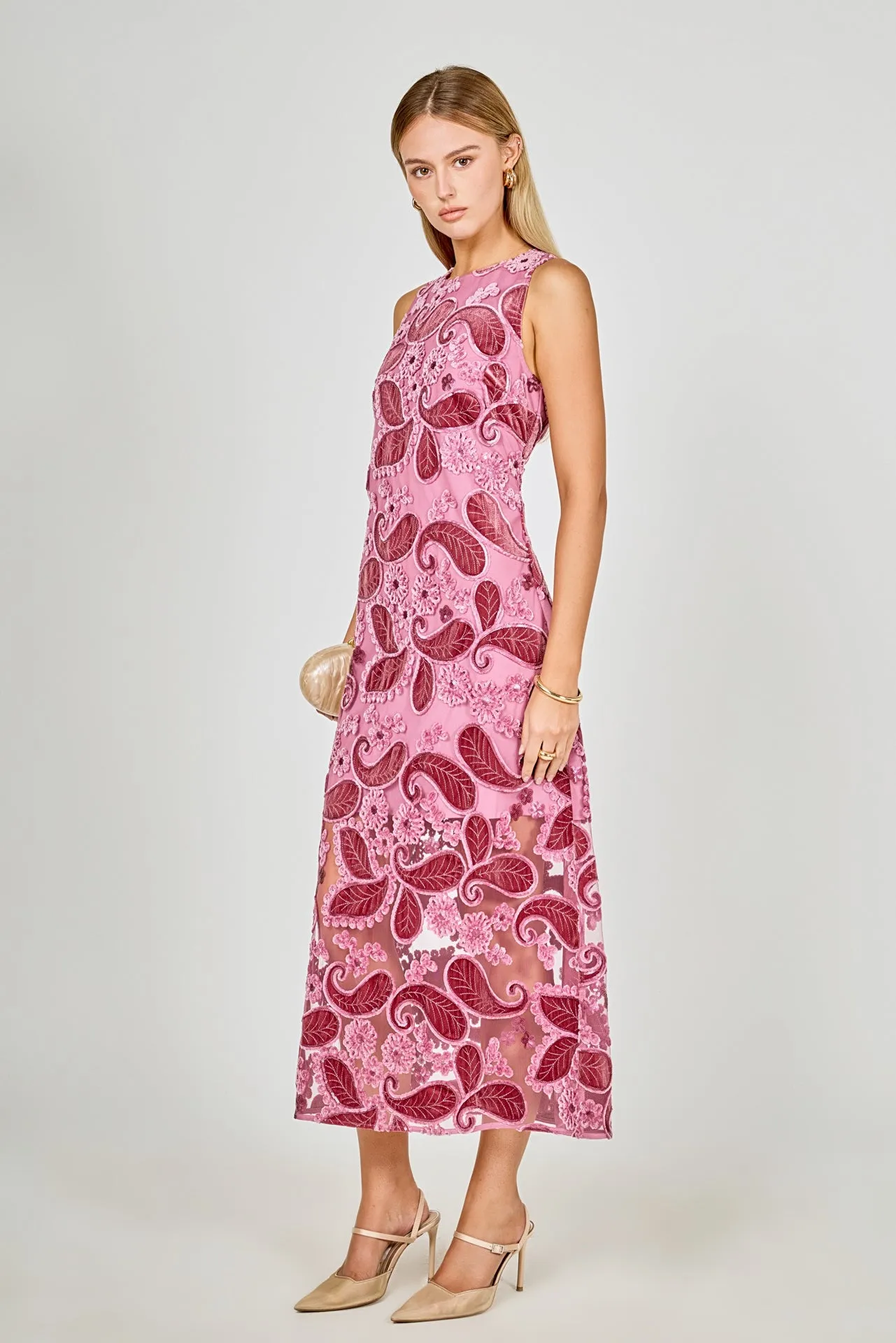 Lace Cami Midi Dress sold by Endless Rose product image thumbnail 3