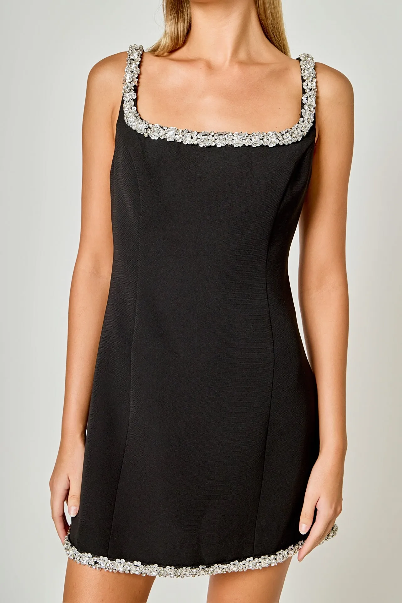 Alessia Rhinestone Tape Mini Dress sold by Endless Rose product image thumbnail 2