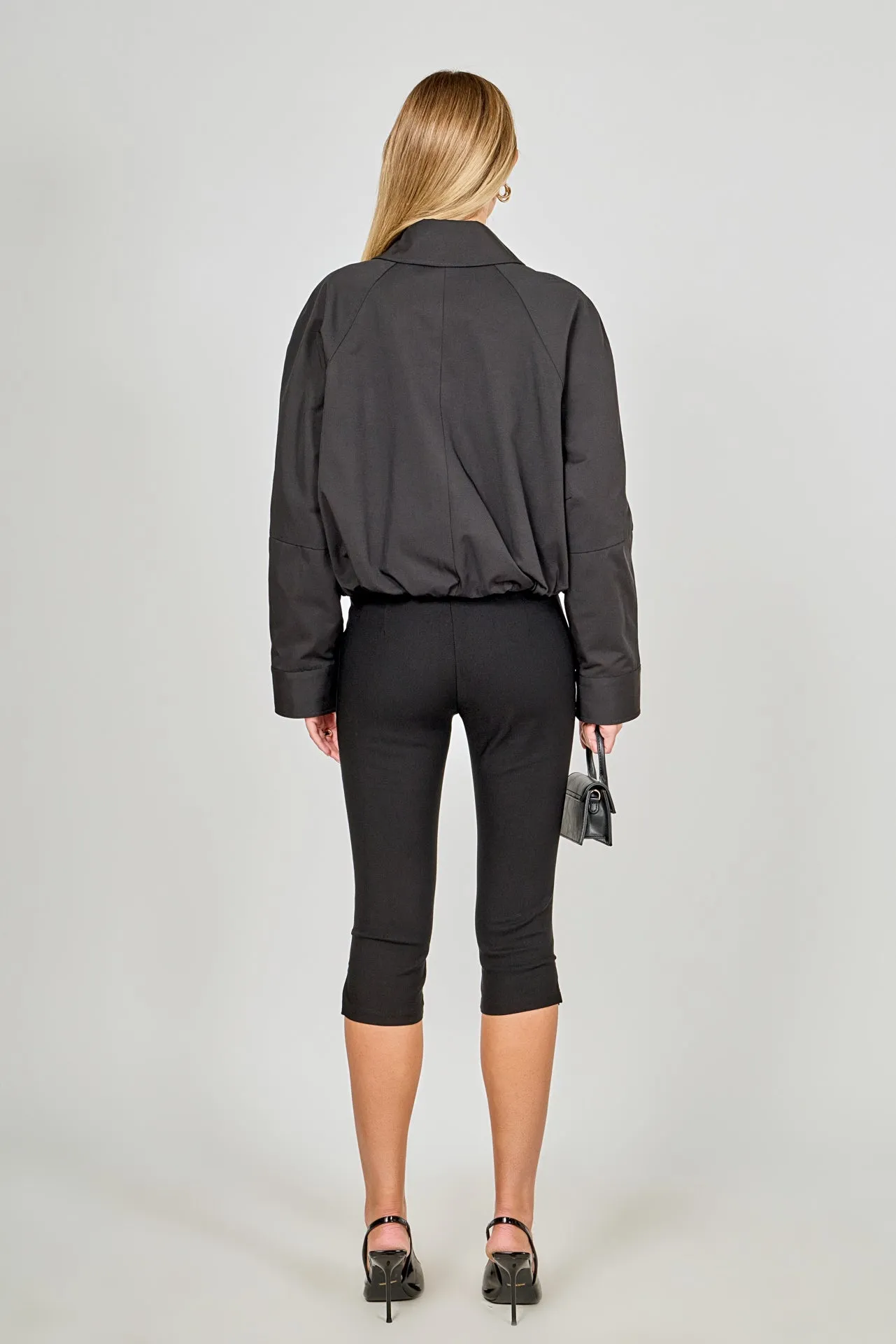 Kaia Zip Up Collared Jacket sold by Endless Rose product image thumbnail 4