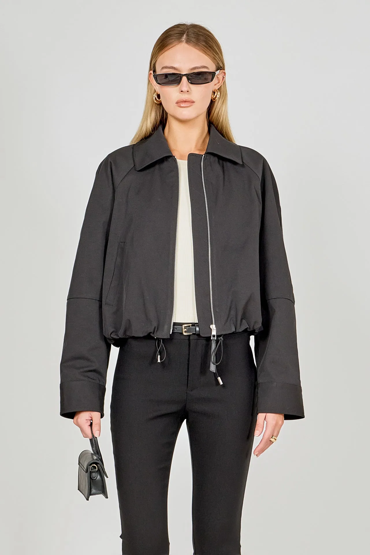 Kaia Zip Up Collared Jacket sold by Endless Rose product image thumbnail 5