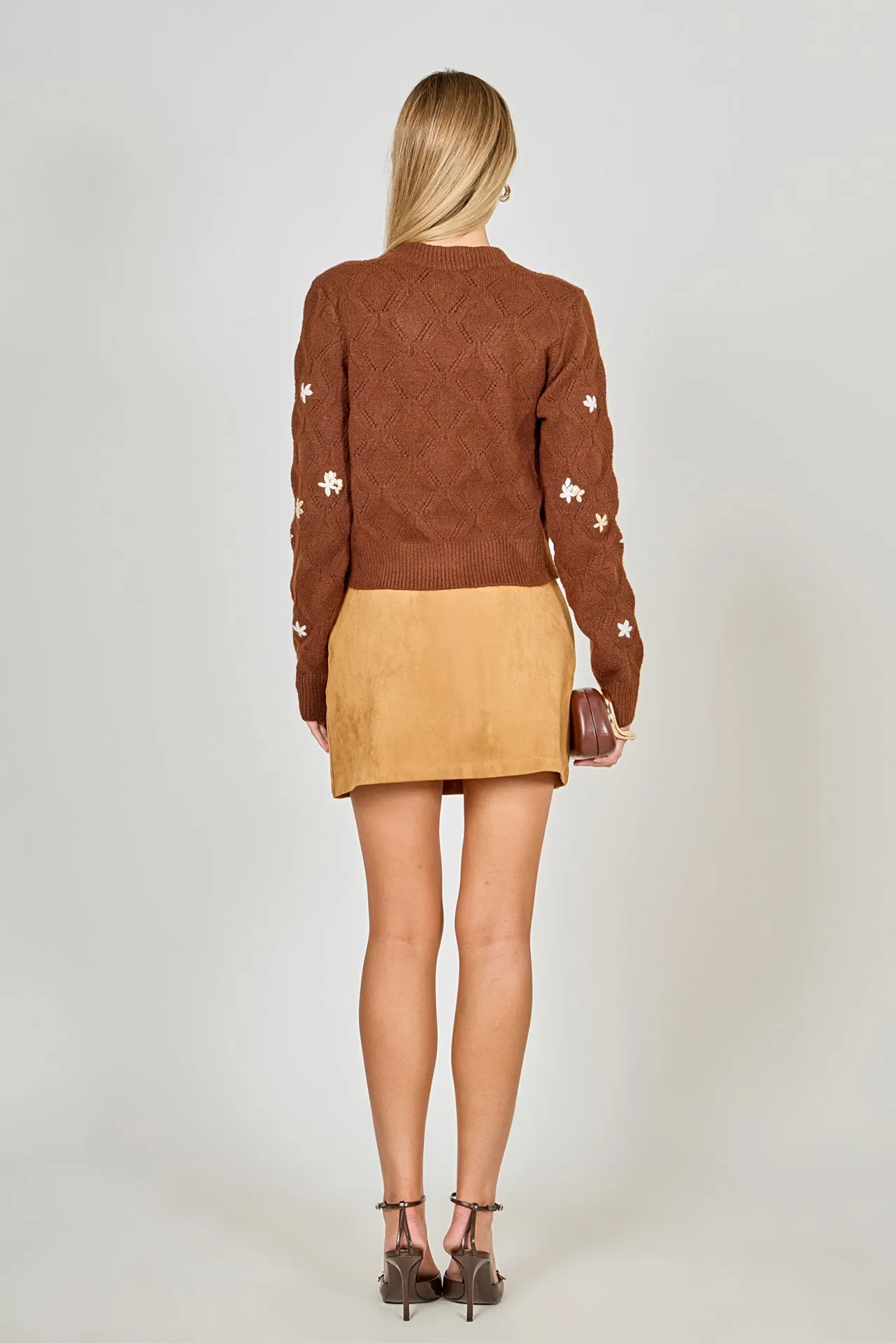 Floral Handmade Embroidery Cardigan sold by Endless Rose product image thumbnail 4