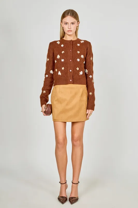 Floral Handmade Embroidery Cardigan made by Endless Rose