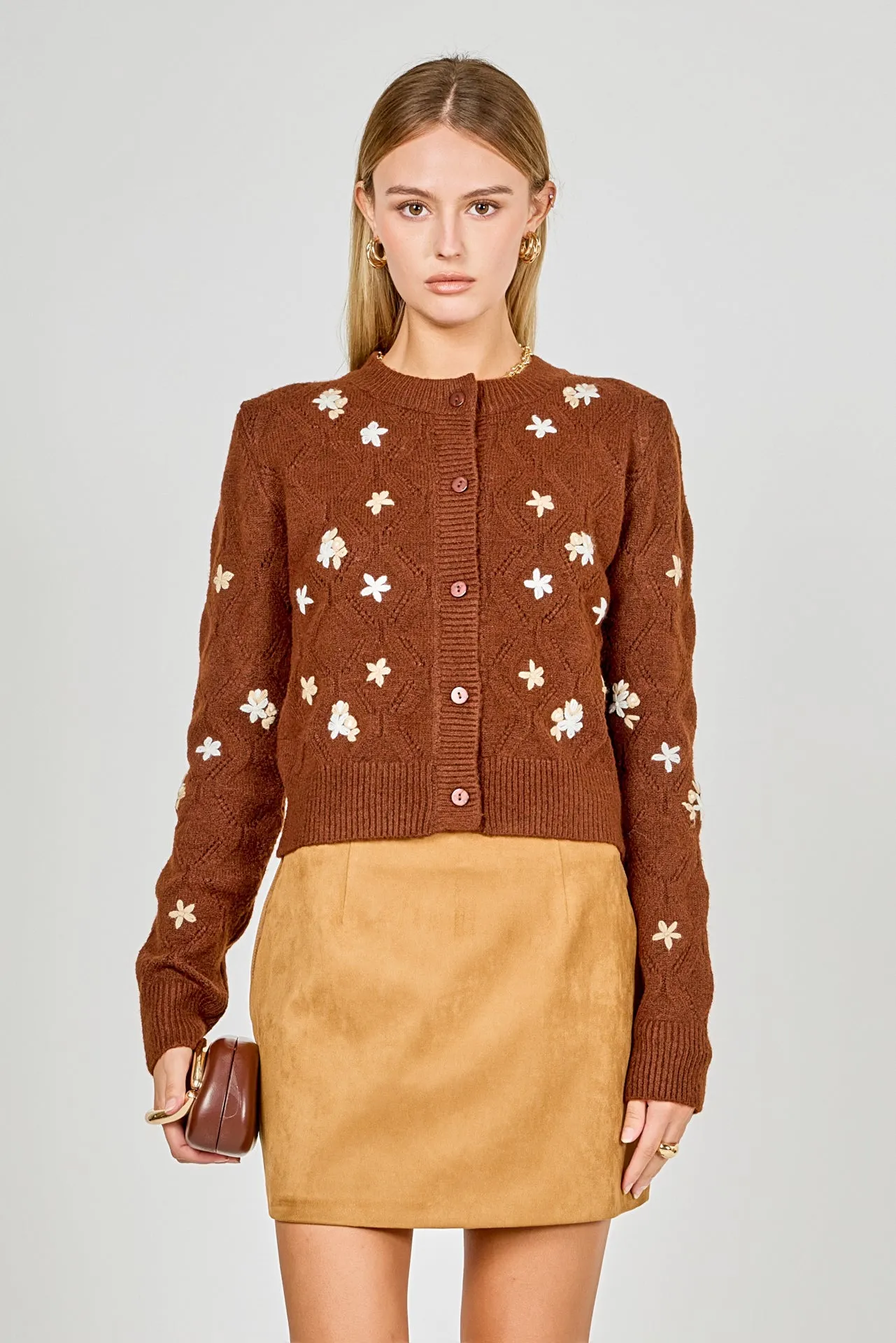 Floral Handmade Embroidery Cardigan sold by Endless Rose product image thumbnail 5