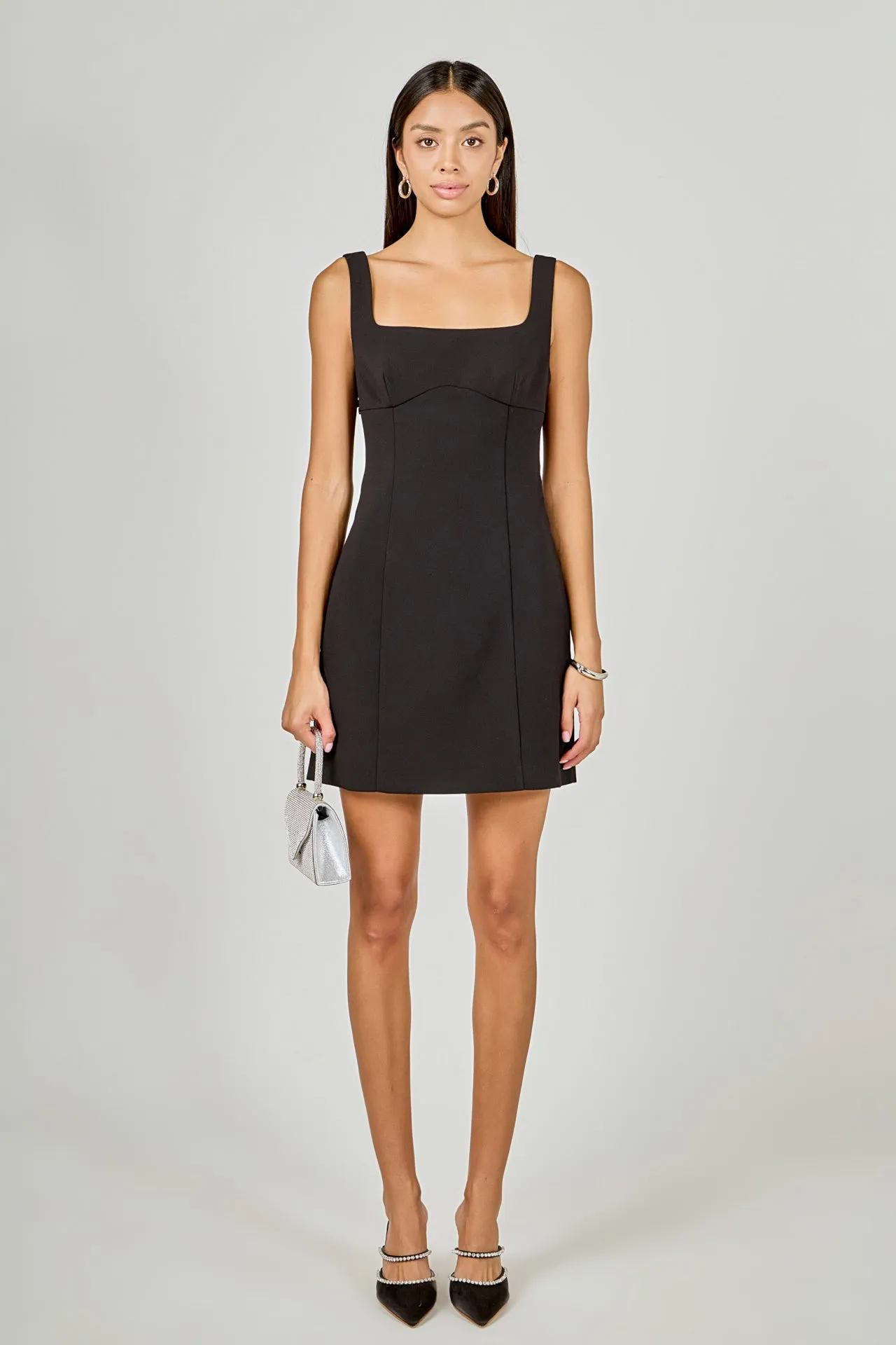Back Bow Sleeveless Mini Dress sold by Endless Rose