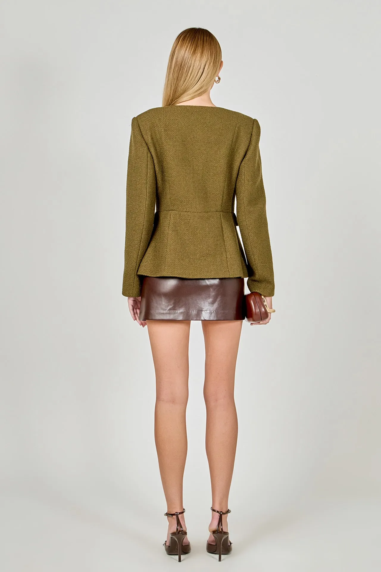 Round Neck Blazer sold by Endless Rose product image thumbnail 4