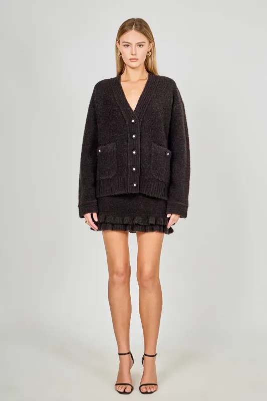Fuzzy Oversized Cardigan sold by Endless Rose
