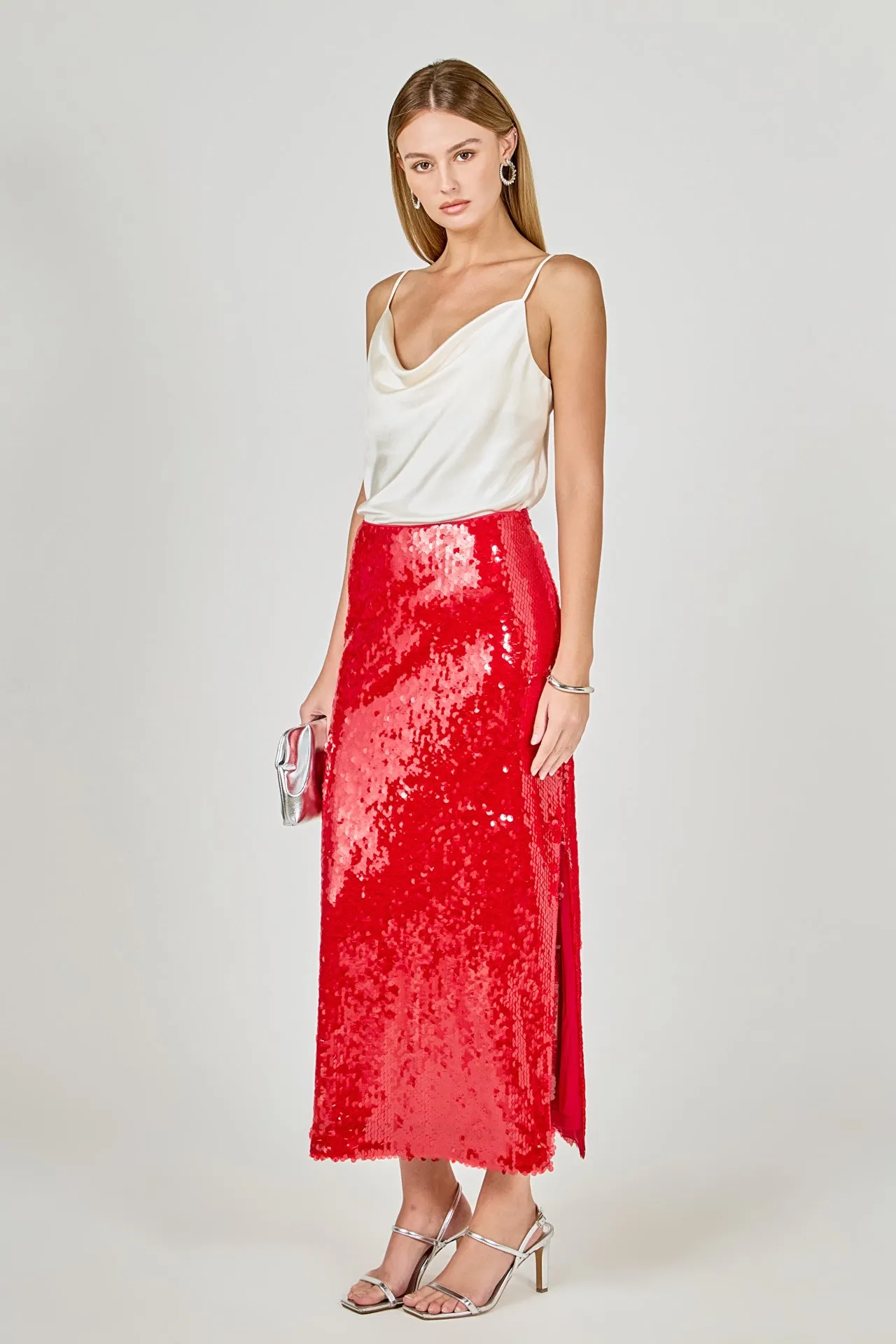 Sequins Midi Skirt sold by Endless Rose product image thumbnail 3