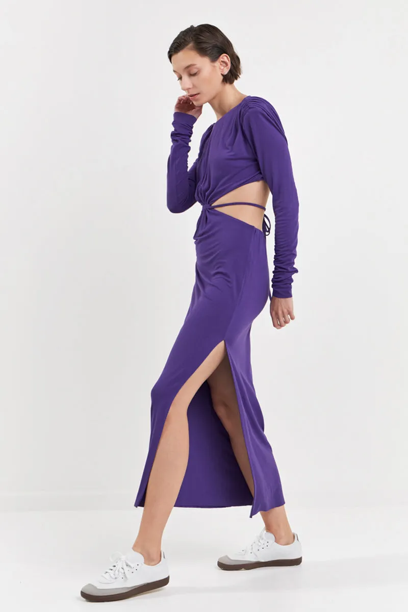 Long Sleeve Open-Back Maxi Dress sold by Endless Rose product image thumbnail 2