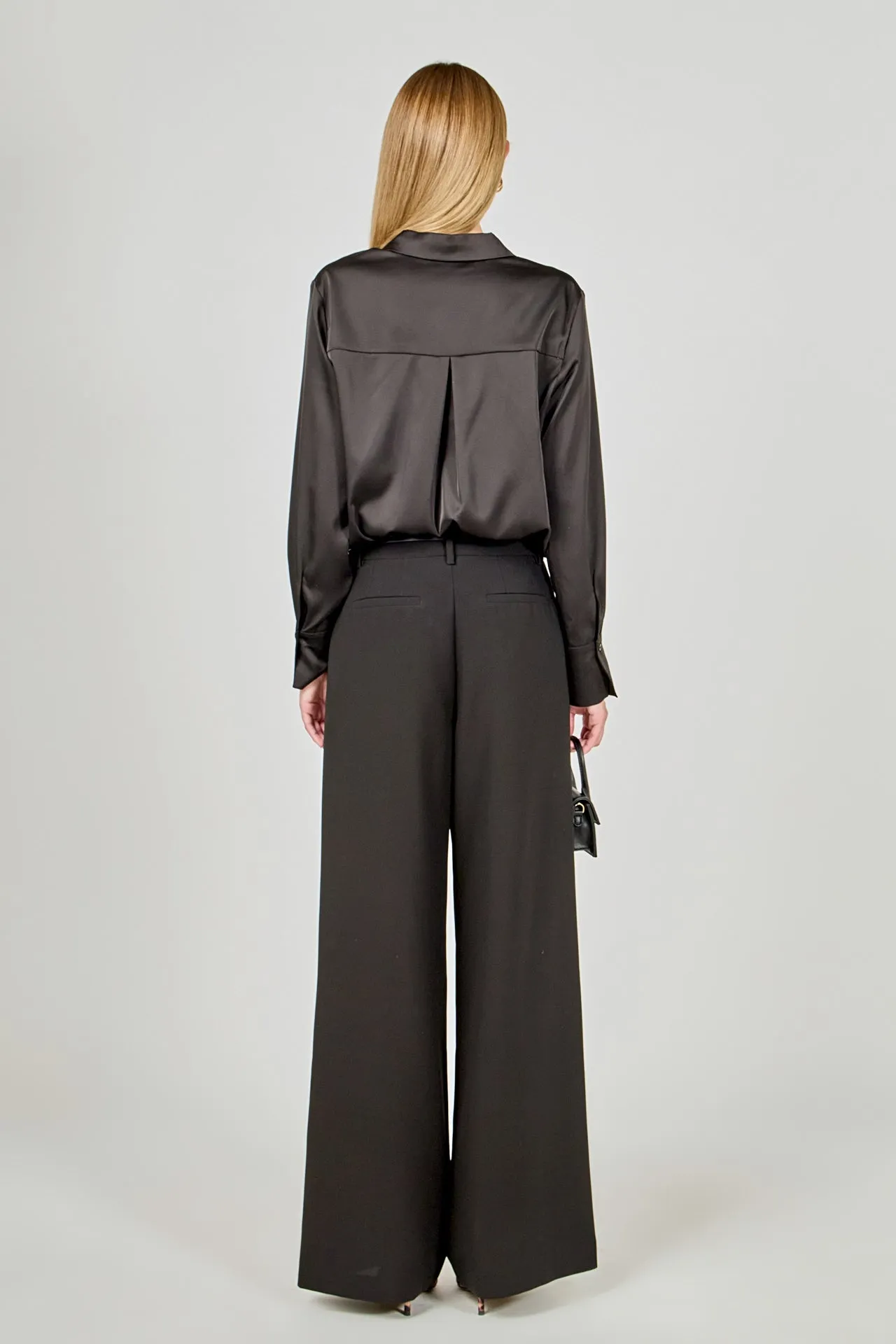 Pleated Wide Trousers sold by Endless Rose product image thumbnail 4