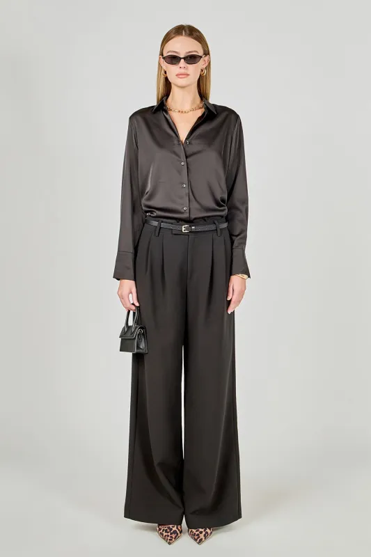 Pleated Wide Trousers sold by Endless Rose