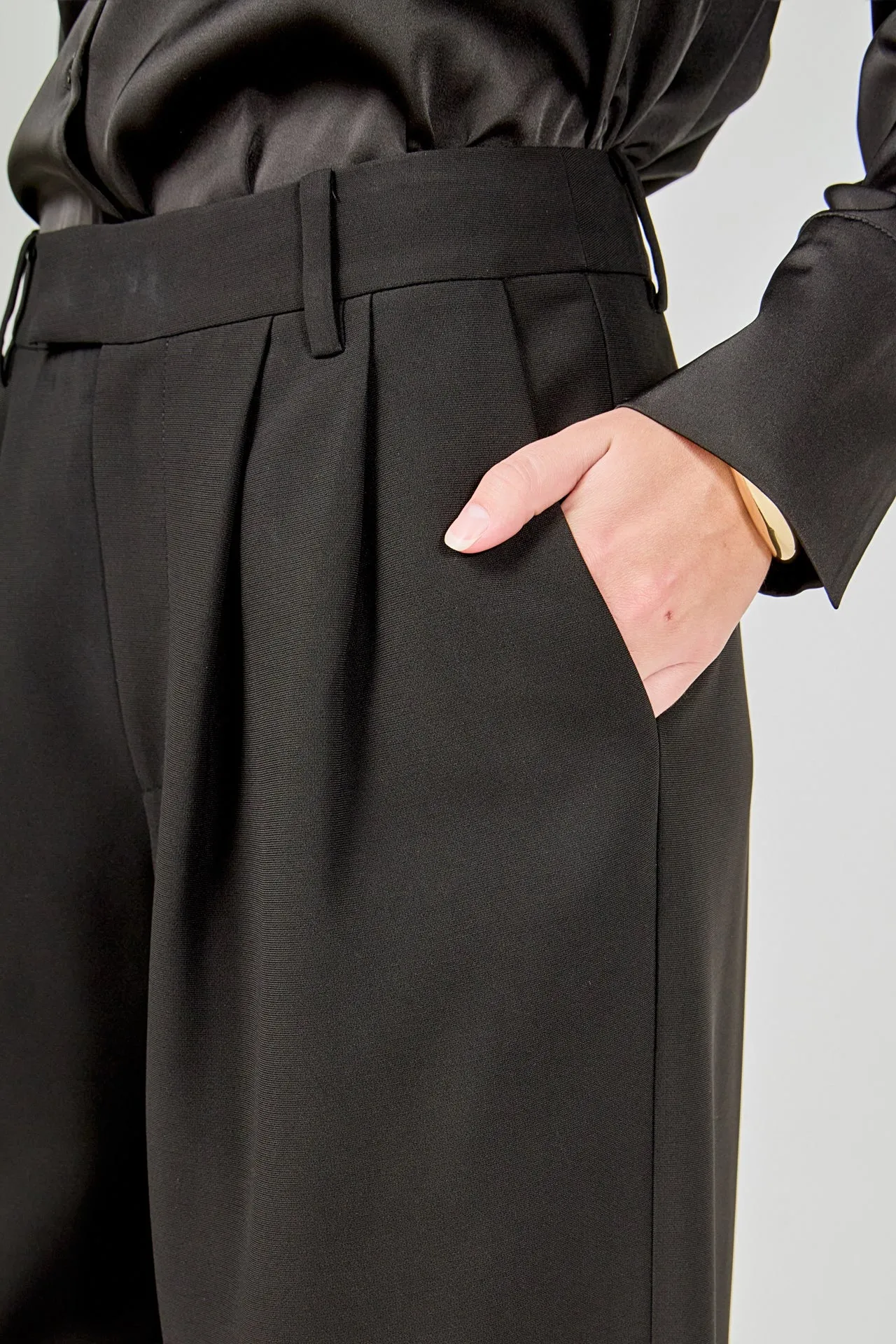 Pleated Wide Trousers sold by Endless Rose product image thumbnail 2