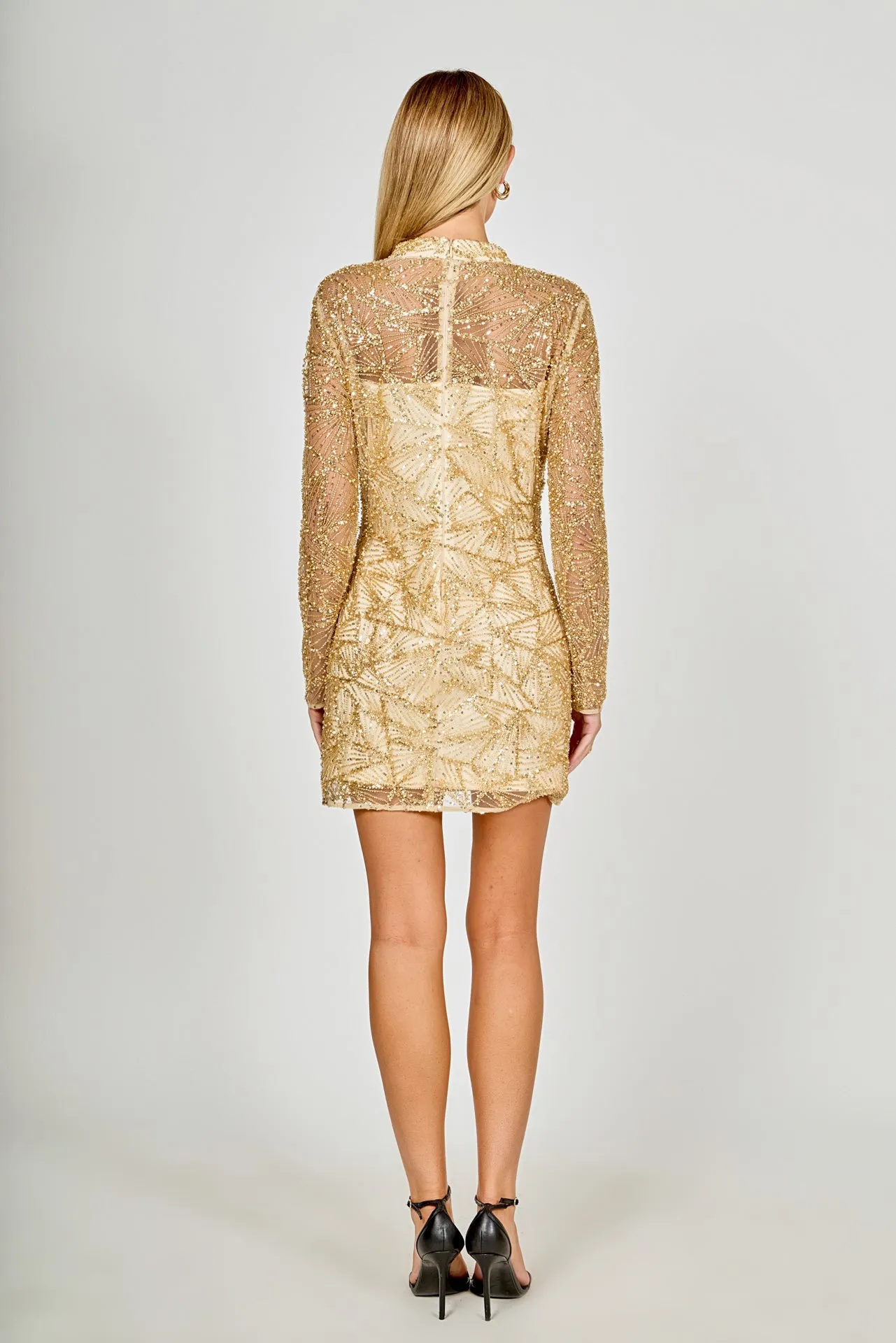 Sequins Beading Mesh Dress sold by Endless Rose product image thumbnail 4