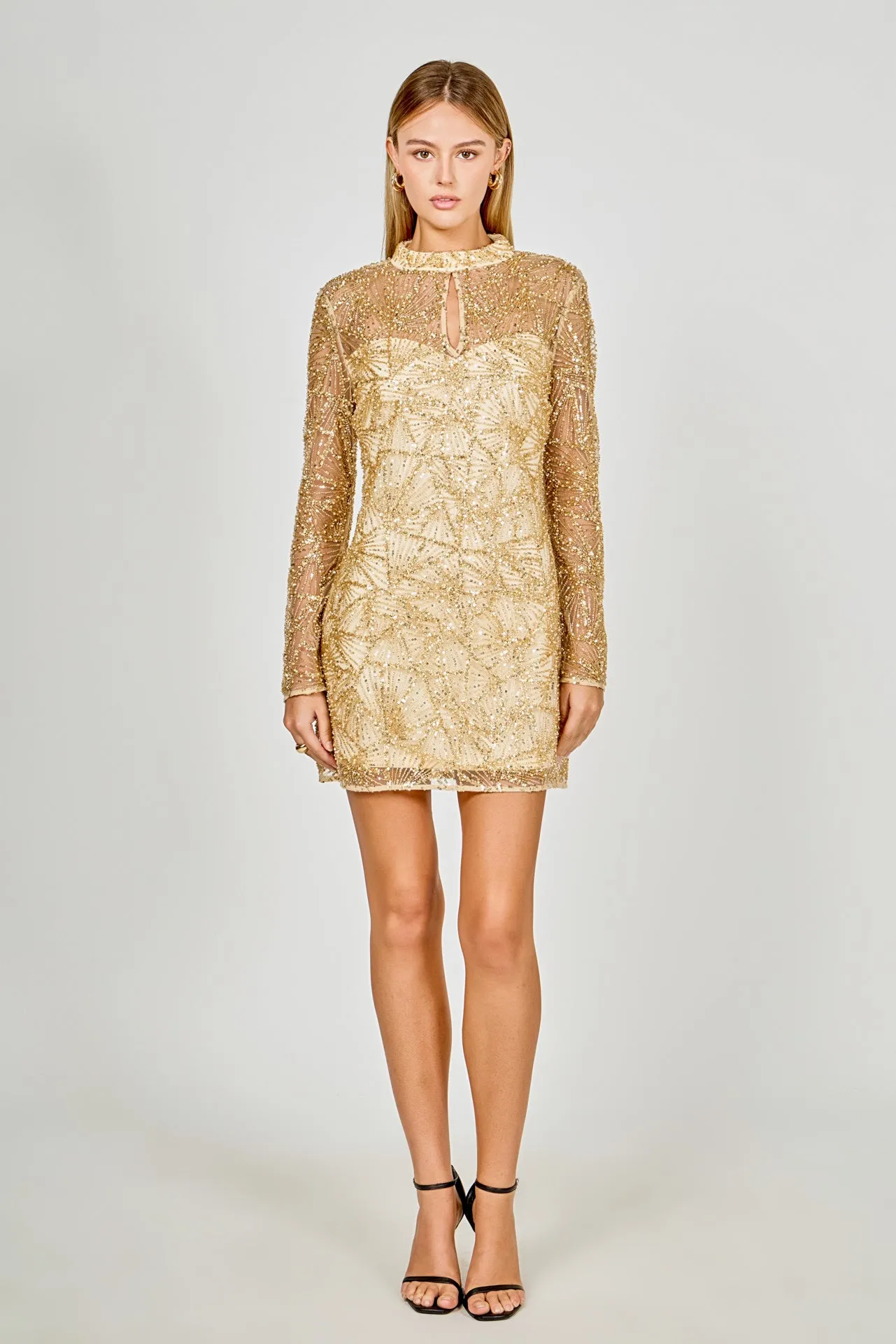 Sequins Beading Mesh Dress sold by Endless Rose