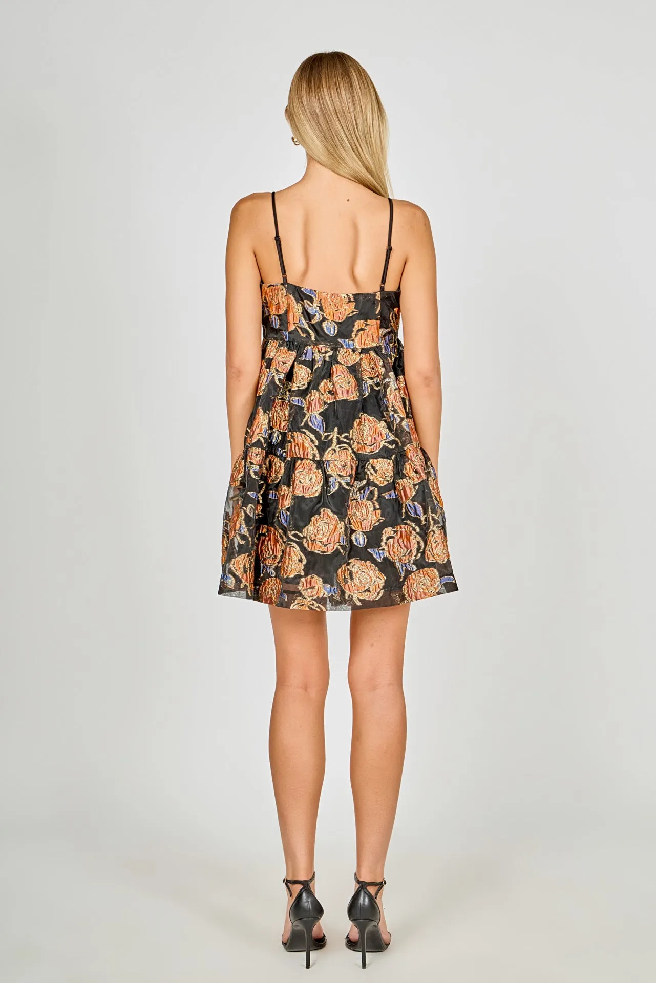 Metallic Jacquard Mini Dress sold by Endless Rose product image thumbnail 4