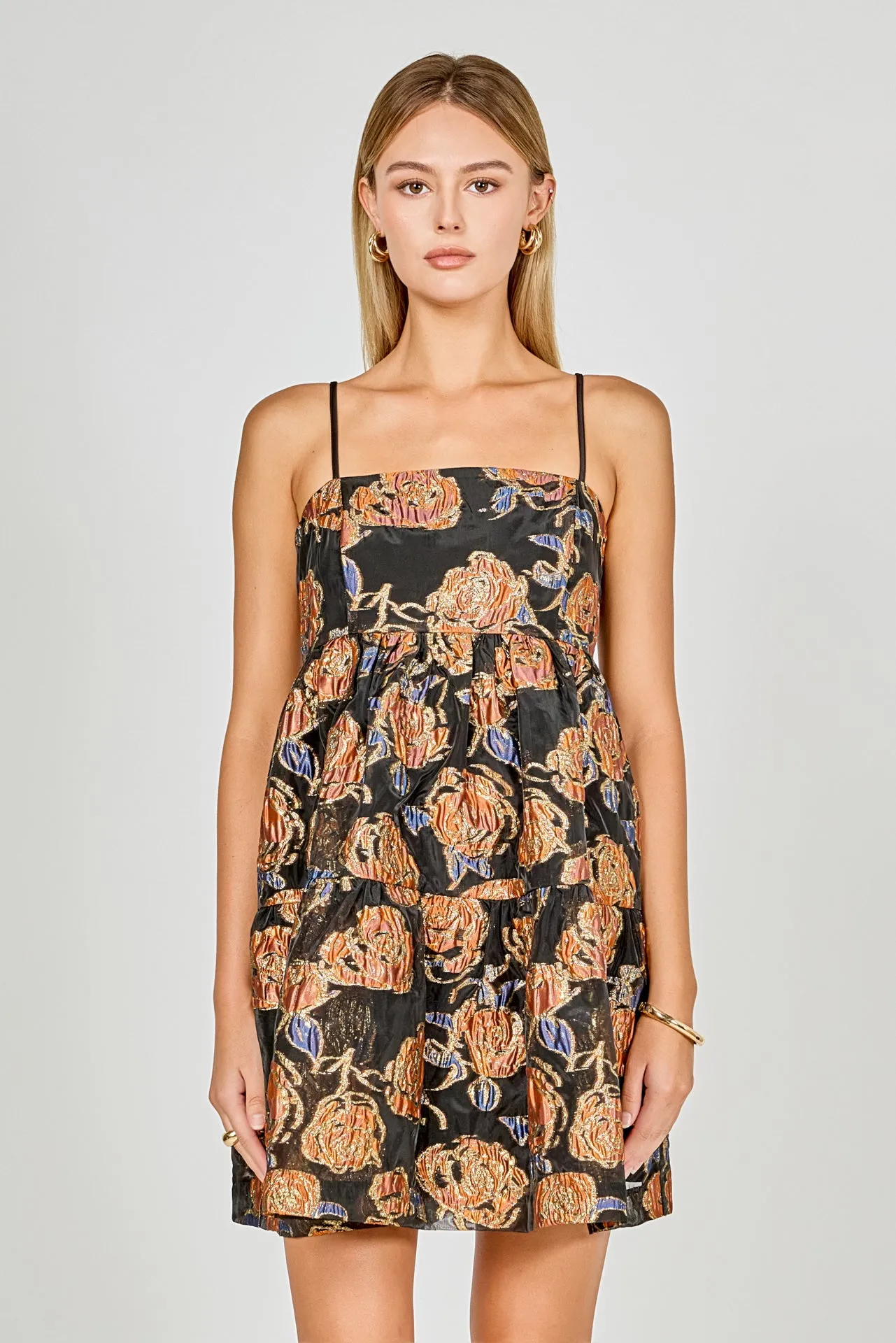 Metallic Jacquard Mini Dress sold by Endless Rose product image thumbnail 5