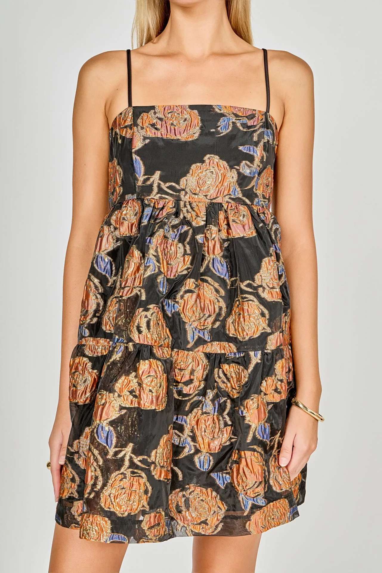 Metallic Jacquard Mini Dress sold by Endless Rose product image thumbnail 2