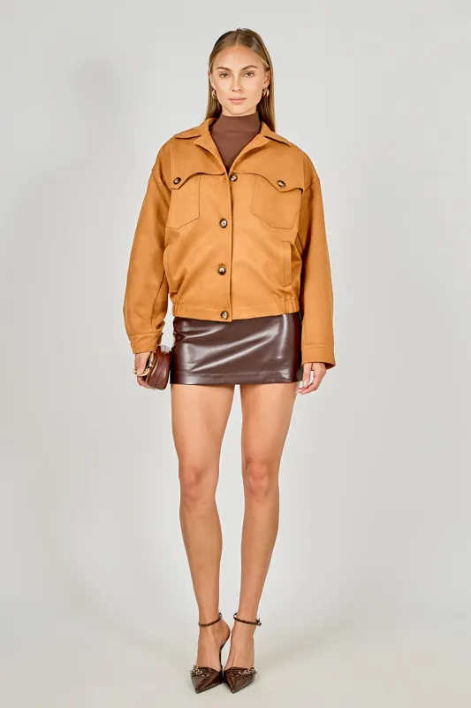 Suede Oversized Jacket sold by Endless Rose