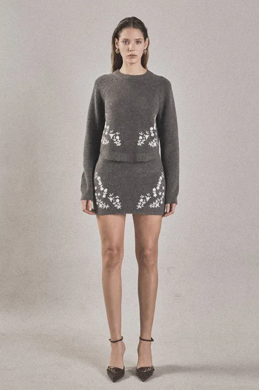 Floral Embroidered Sweater sold by Endless Rose