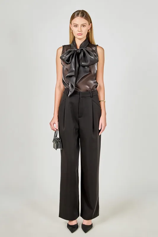 Organza Sleeveless Top sold by Endless Rose