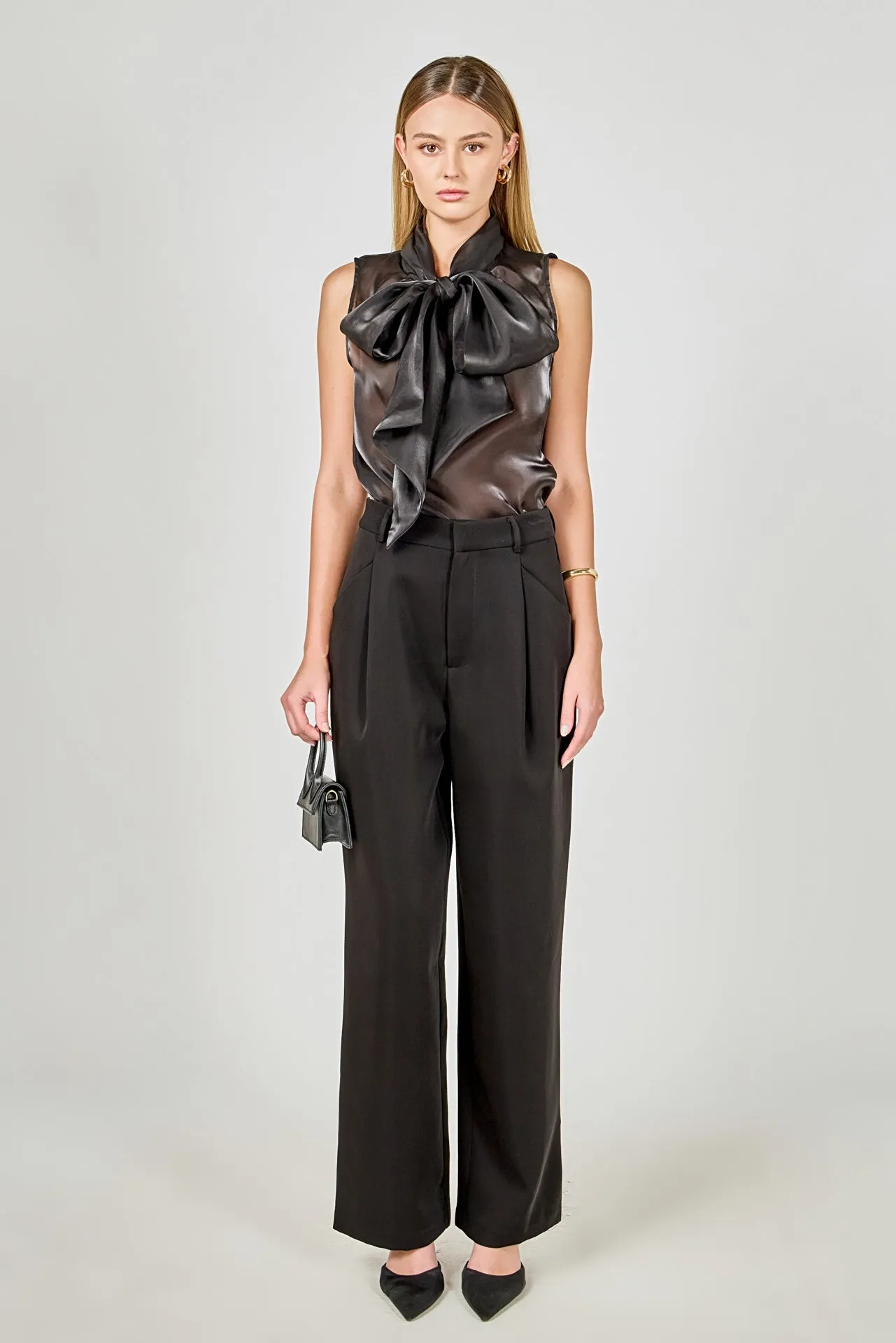 Organza Sleeveless Top sold by Endless Rose