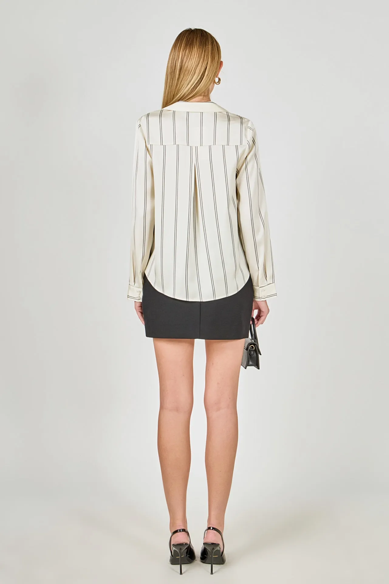 Striped Wrap Blouse sold by Endless Rose product image thumbnail 4