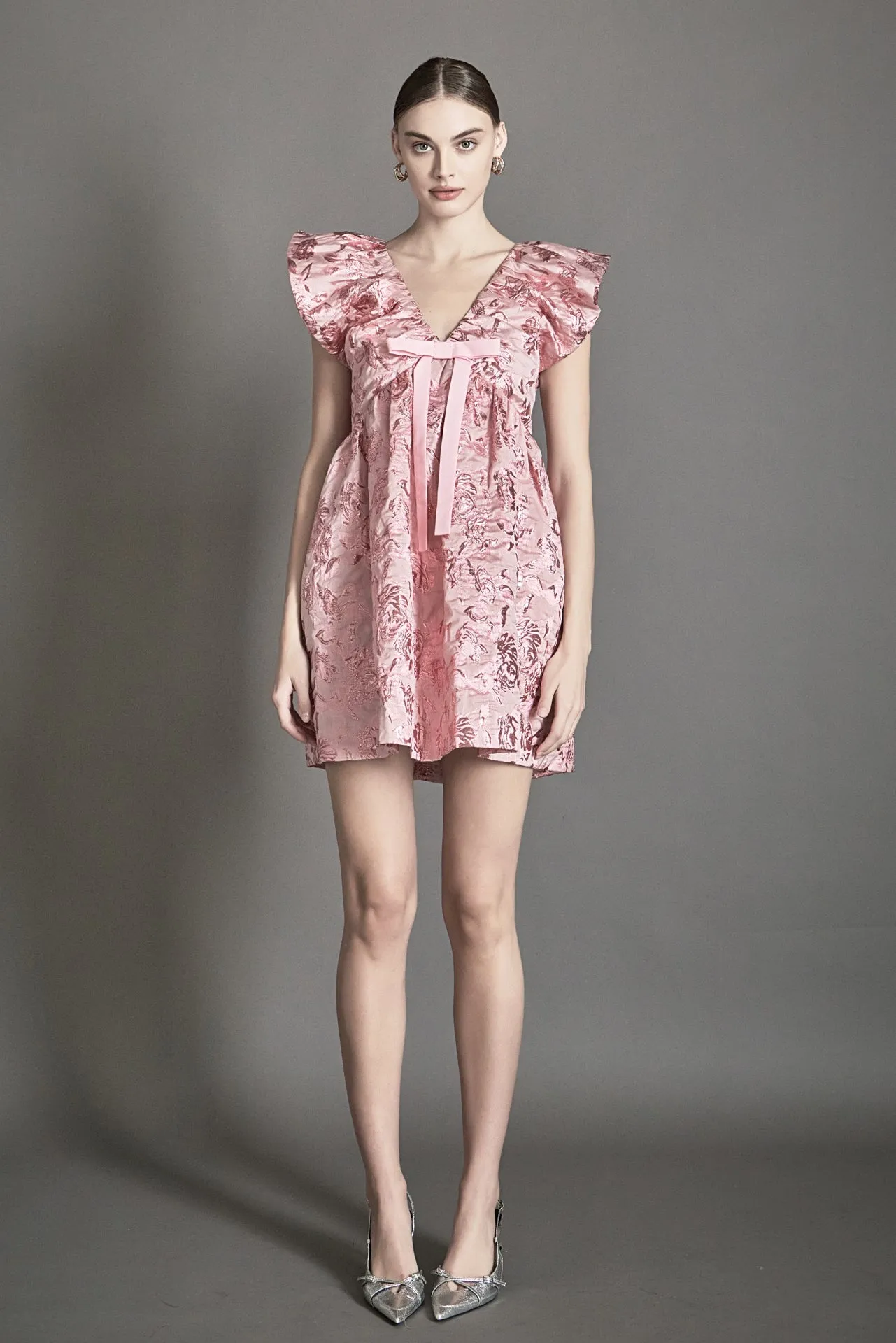 Jacquard Print Mini Dress sold by Endless Rose